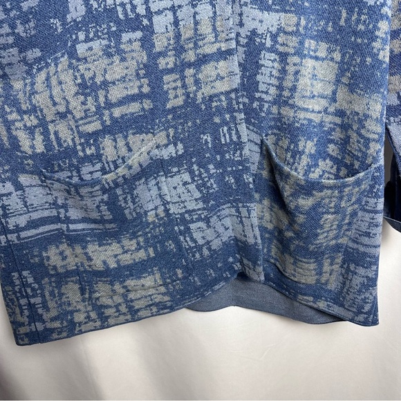 J. Jill Pure Jill Indigo Artisanal Open Cardigan sz 1X - Picture 8 of 12